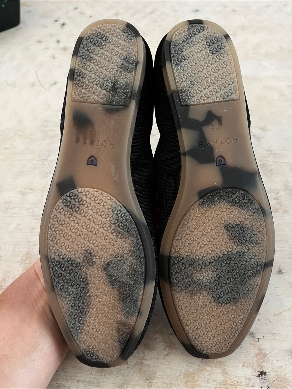 Rothy’s The Square Mary Jane - Black | size 7.5 - Picture 7 of 8